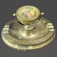 🎲 Stammtisch Aschenbecher mit Würfelspiel ca.1930 🍻✨