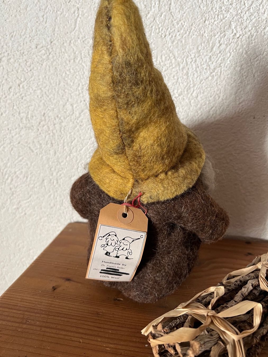 Figuren: Filz Zwerg Waldorf – Neu (gemäss Beschreibung) aus Arboldswil von  3