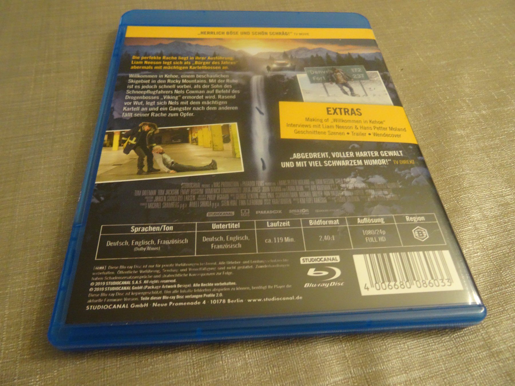 Tutti i DVDs: Hard Powder - Liam Neeson, Blu-Ray – Usato da Olten venduto da Disc-Verkauf 2