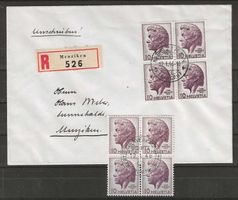 1946 : 2x " Pestalozzi " Nr. 275 im VB (Ersttag, 1x auf Brie