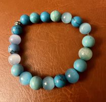 Türkis und verschiedene Perlen - Armband