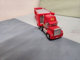 Cars Mack Truck mit Anhänger, guter Zustand! Sammlerstück