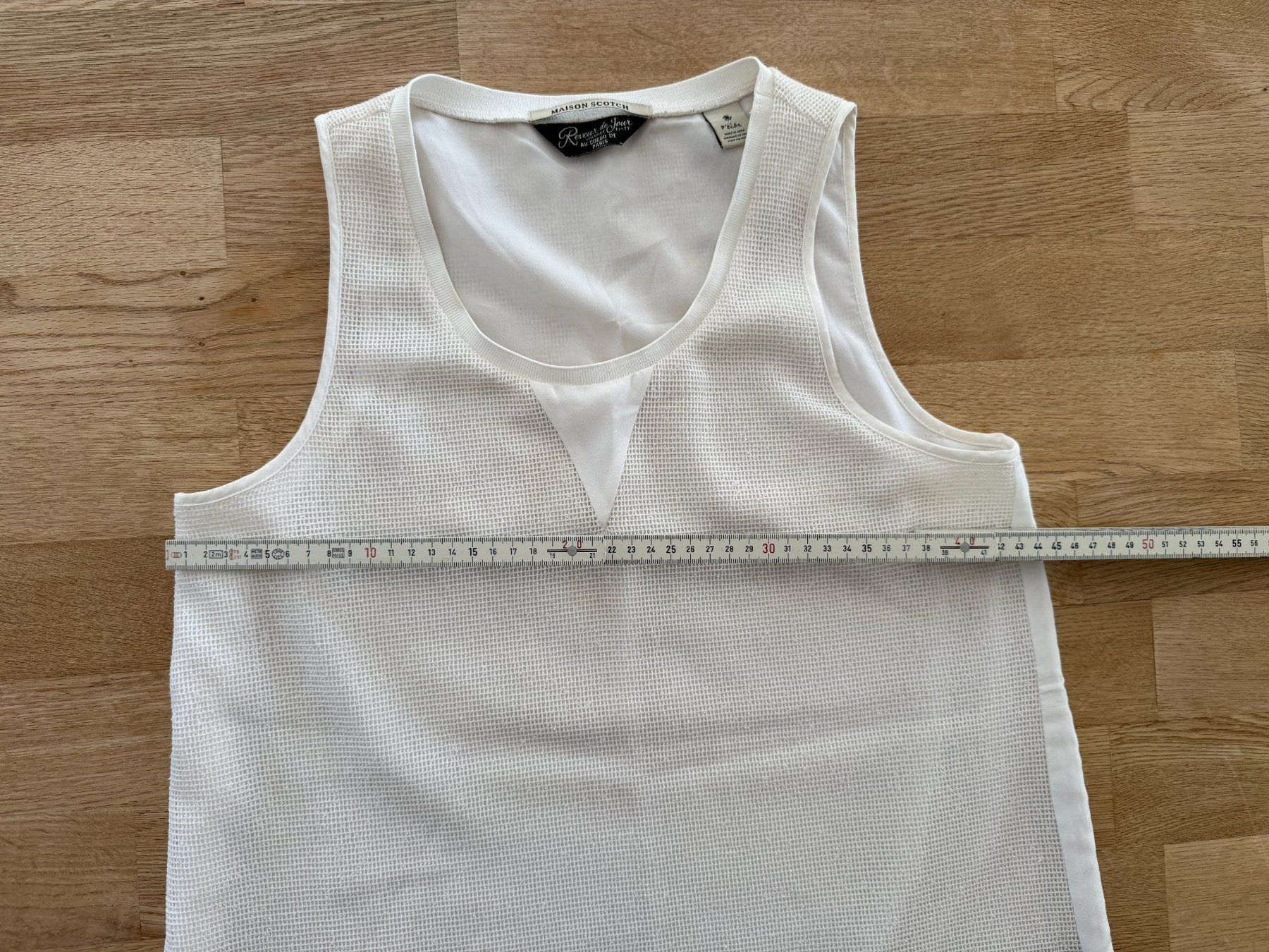 Maison Scotch Top: Spende MSF - Maison Scotch - Ärmelloses Top - Gr. M – Difettoso da Fällanden venduto da La_Natie 2