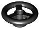Lego Black Vehicle, Steering Wheel Small 4 Stück