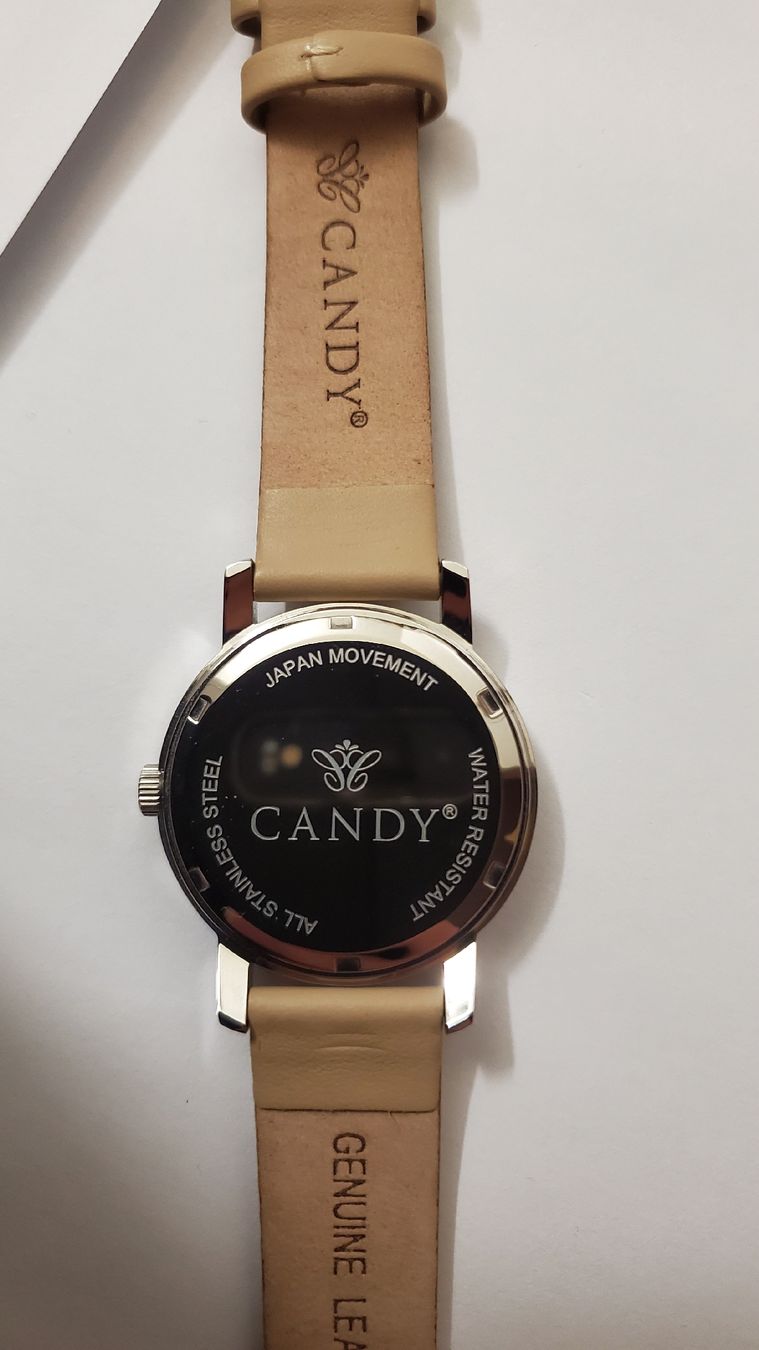 Bracciali & Braccialetti: CANDY Uhr mit Lederarmband neuwertig – Nuovo (secondo la descrizione) da Uster venduto da lof_2xmz 4