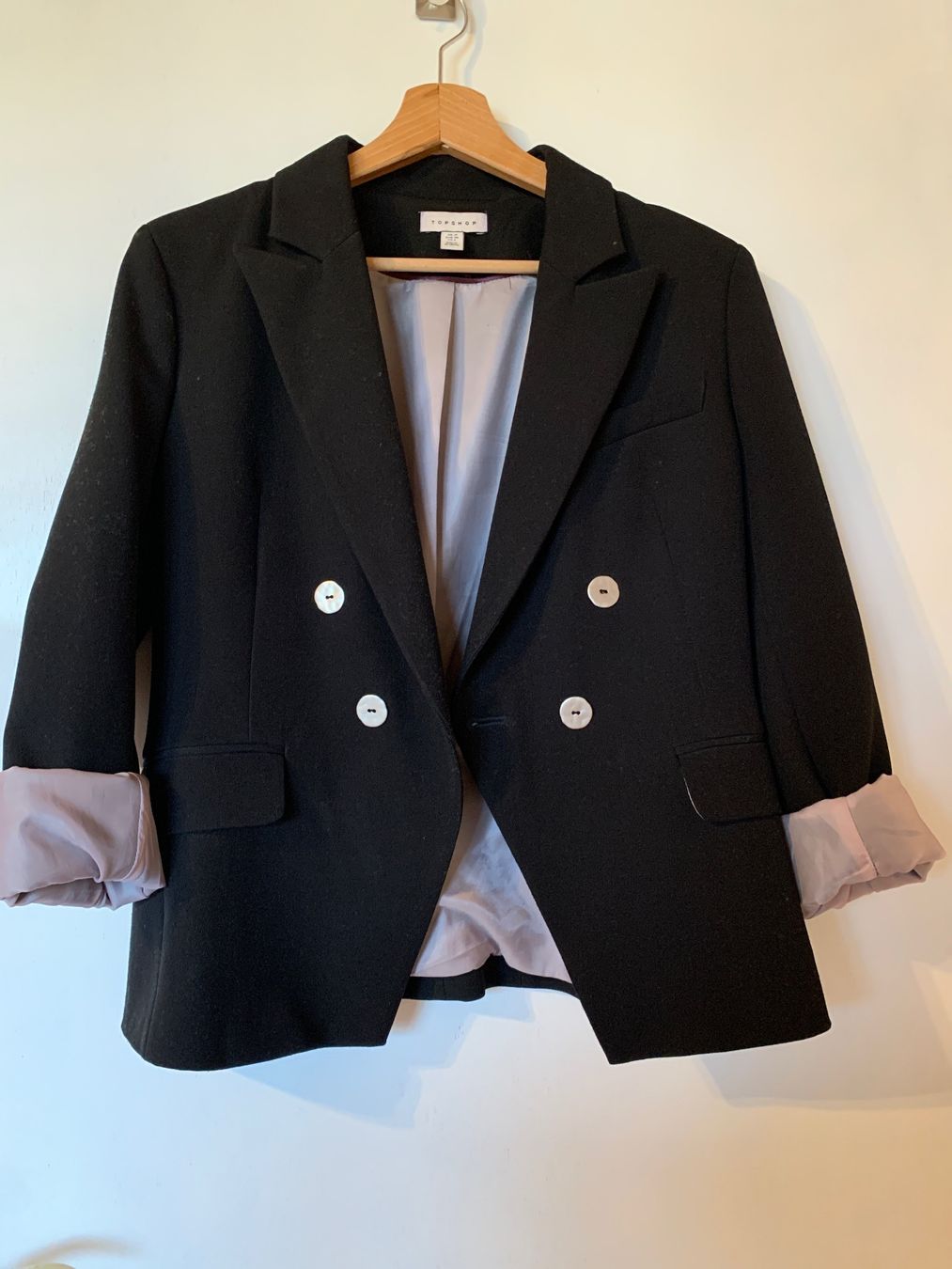Giacche: Blazer Topshop noir, taille 38 – Usato da Prilly venduto da Sissi_1009 9