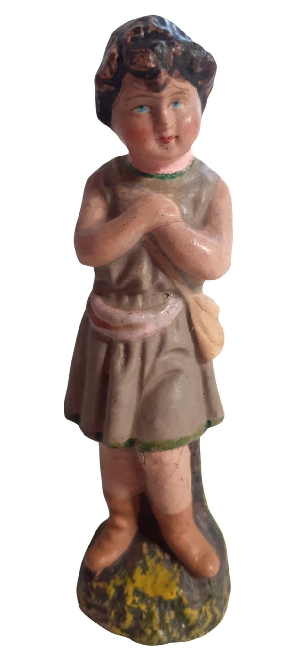 Statuette: Krippenfigur Hirtenjunge antik – Usato da Mörschwil venduto da lindaswunderkiste