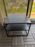 Metall Beistelltisch 60x60 cm schwarz – Balkon, Garten