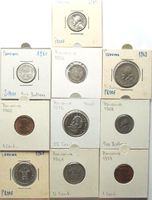 PANAMA Lot 10 Münzen 1953-1977, viele Toperhaltung m. Silber
