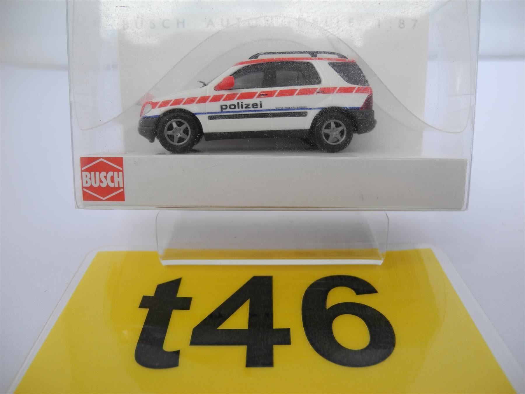 Busch Modellini d'auto: Busch 48517 "Zuger Polizei", Nr. t46 – Nuovo e nell'imballaggio originale da Kottwil venduto da Crazyrolf