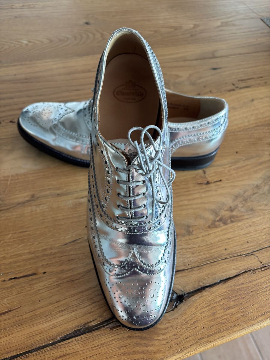Church's Damenschuhe: CHURCH - Derbies Argent - 39 – Gebraucht aus Chardonne von teenyweeny 5