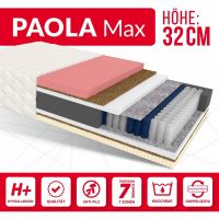 FDM PaolaMAX Matratze 180x200x32cm H2/H3