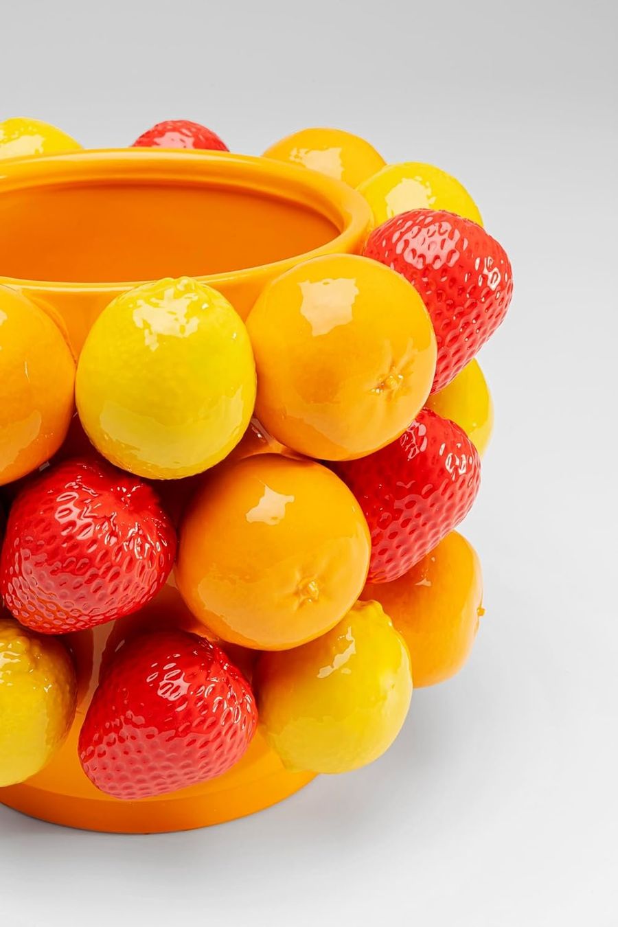 Vasi & Recipienti: Design Vase Fruit Parade, Gelb/Rot, Höhe 20cm – Nuovo e nell'imballaggio originale da Gränichen venduto da omniadeals 3