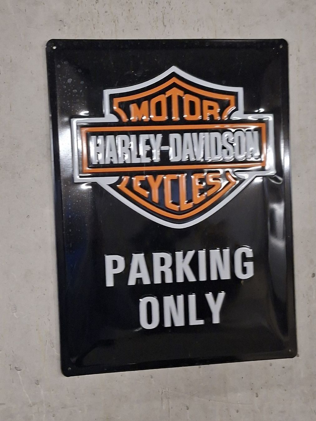 Harley-Davidson Schilder: Harley-Davidson Schilder, Metall – Gebraucht aus Schwarzenburg von Lyrebird 1