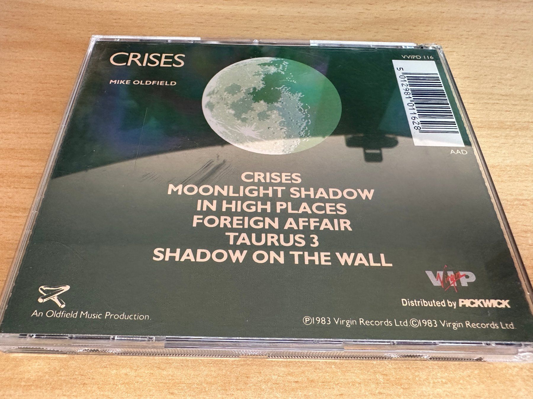 CD: Mike Oldfield – Crises – Usato da Rikon im Tösstal venduto da Alpenmutz 1