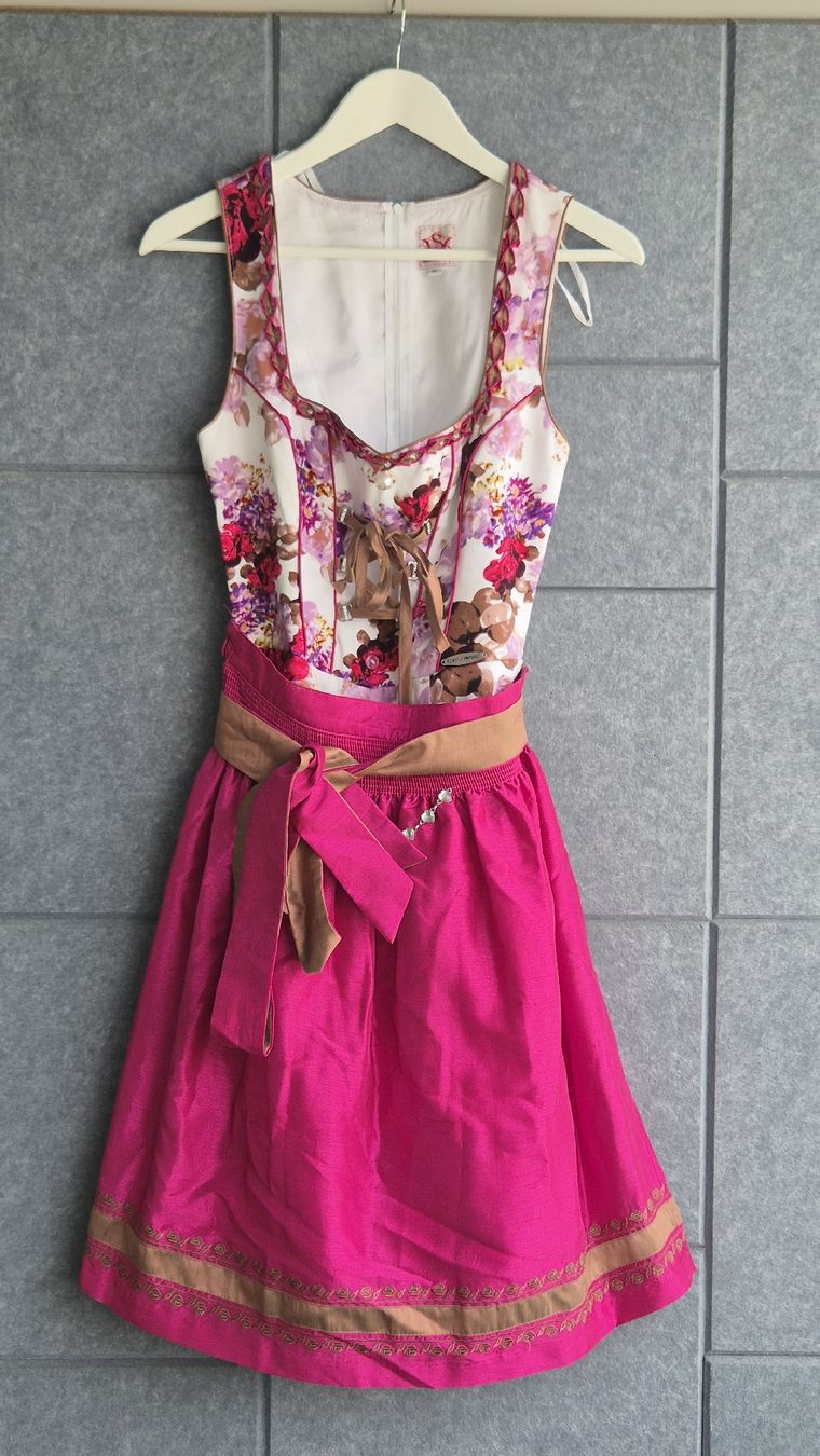 Costumi: Spieth & Wensky Dirndl-Set Gr. 38 mit Bluse & Kette – Usato da Zürich venduto da kirkfdjg 3