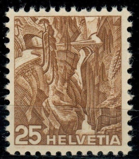 Tutti i francobolli: CH - Landschaftsbilder - SBK Nr. 206y ** – Usato da Rombach venduto da VENTIS-Auktionen 1