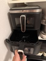 OHMEX Doppel Air Fryer 11L – 2 Schubladen – Heissluftfritteu