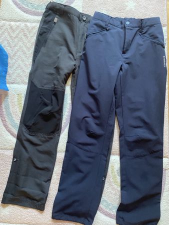 2 Hosen Grösse 152 Outdoor Hosen dunkelblau & grau