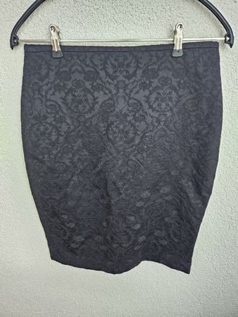 KOTON Damen Rock, Gr. 34, Bleistiftrock, Schwarz