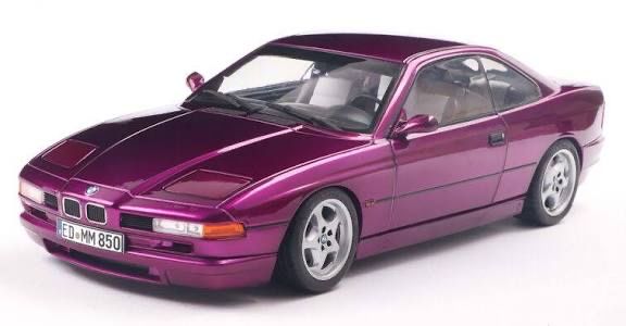 BMW Modellini d'auto: BMW 850 CSi E31 ROSA MET 1:18 SOLIDO – Nuovo e nell'imballaggio originale da Suhr venduto da Moebelsiralfred