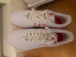 Nike Air Force 1 weiss rot Grösse 48.5 neu