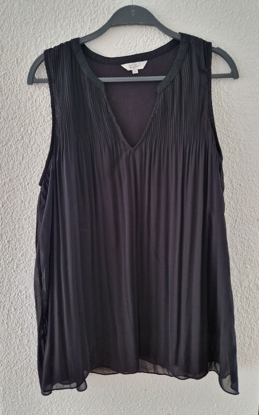 Blusen: Frogbox Bluse, schwarz, Gr. 36, – Gebraucht aus Kloten von somsing