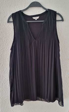Frogbox Bluse, schwarz, Gr. 36,