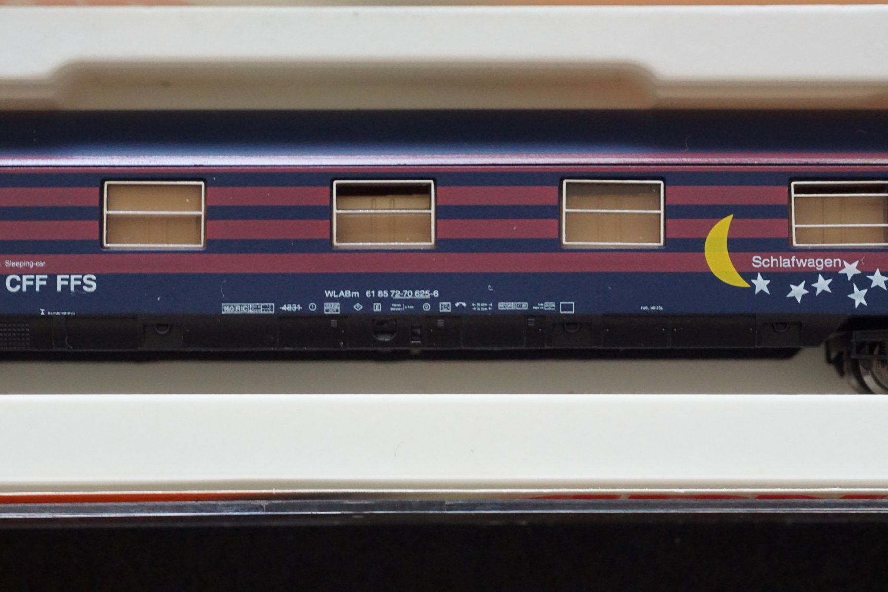 Arnold Modellini di ferrovie: ARNOLD Schlafwagen SBB Spur N – Usato da Gränichen venduto da iknow 2