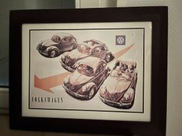 Cadre Volkswagen Coccinelle - Édition limitée!