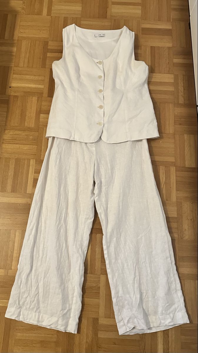 Mango Tute: Jumpsuit Leine weiss Mango Gr. XL – Usato da Zürich venduto da alex124