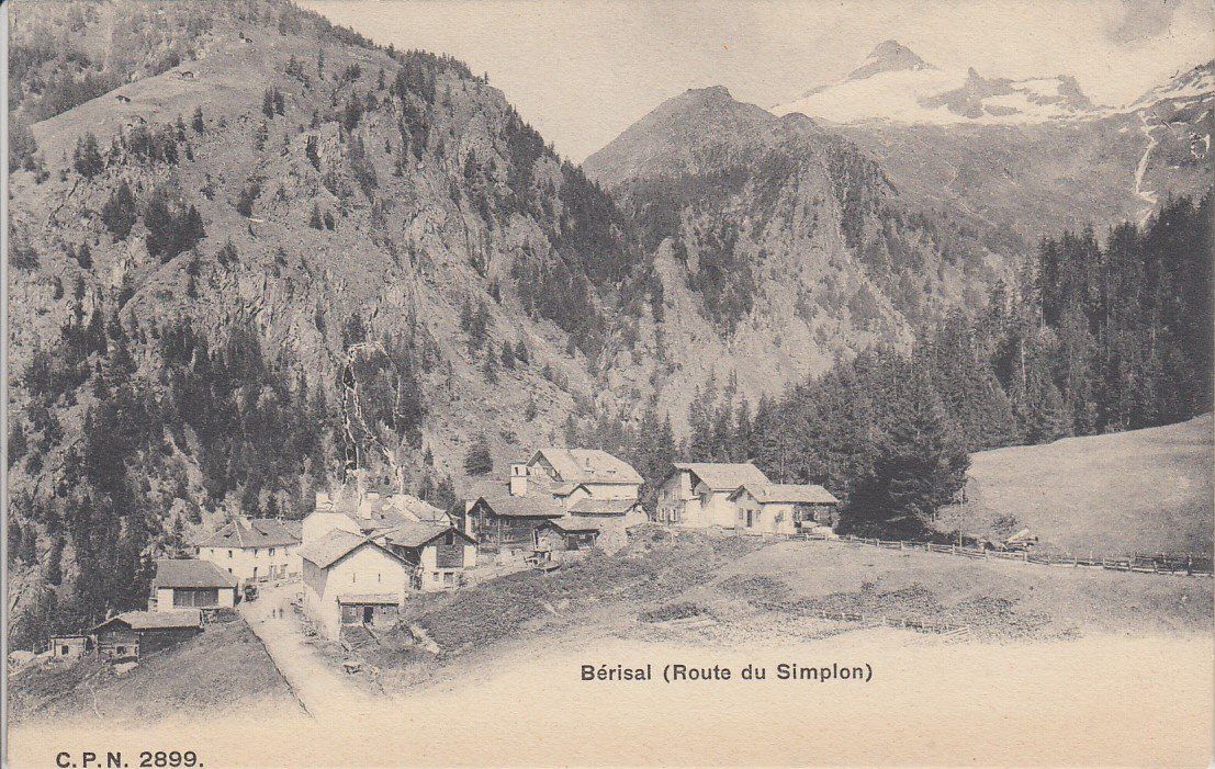 Cartoline postali: Bérisal   VS  -    5  diverse Ansichtskarten – Usato da Brig venduto da Valcards54 1