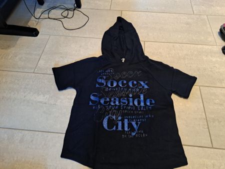 Flauschiges SOCCX T-Shirt Gr. XS 34 dunkelblau