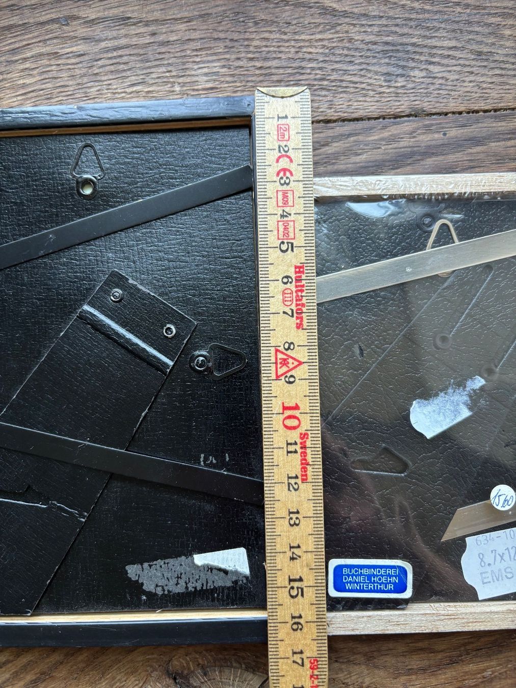 Cornici: 3 Vintage schwarz Holz Bilderrahmen – Usato da Horgen venduto da uge_pd5p 4