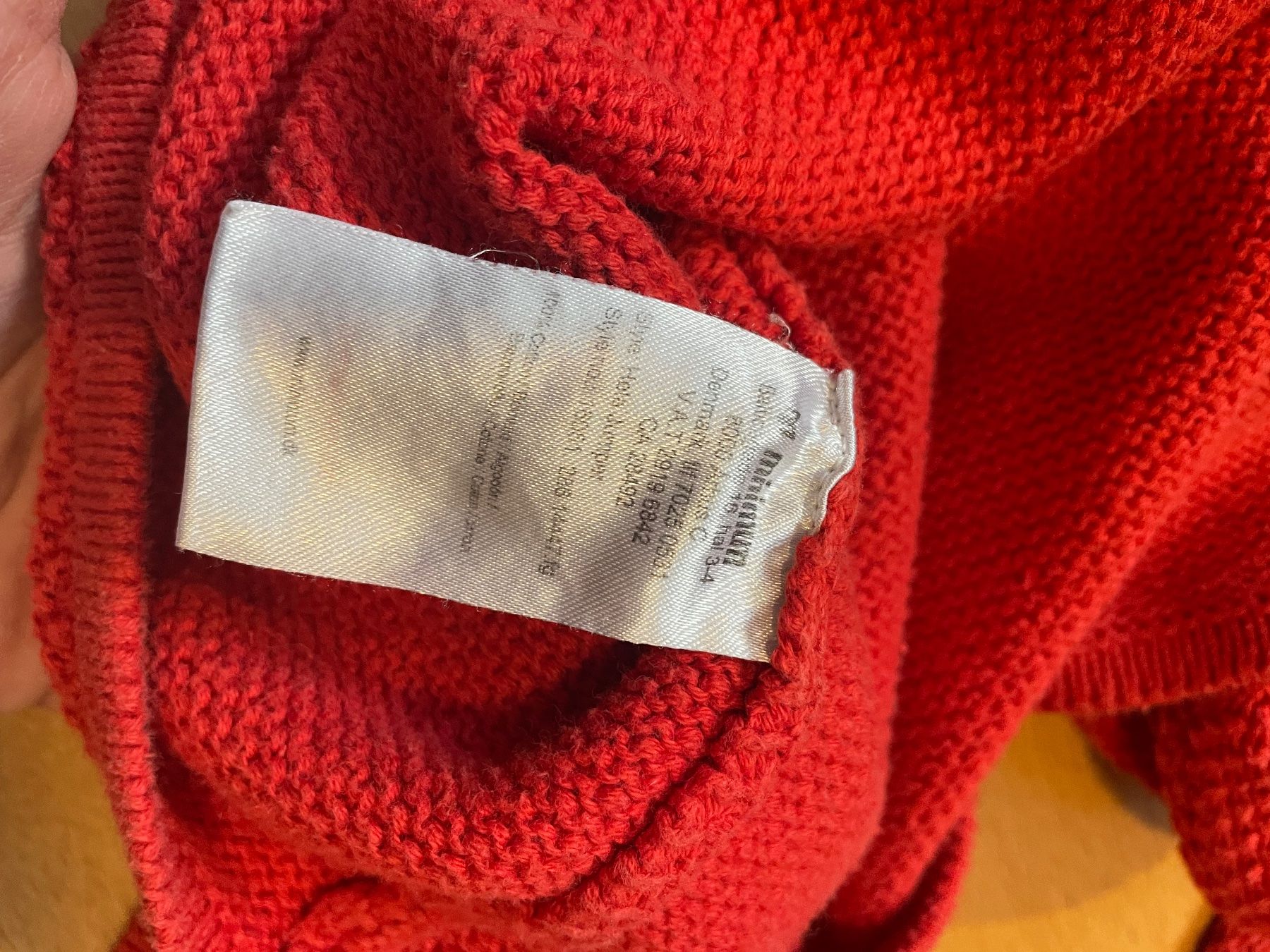 Maglioni & Felpe: Minimum Strickpullover, Gr. M, Rot, Baumwolle – Usato da Hubersdorf venduto da JanasHeartTreasures 4