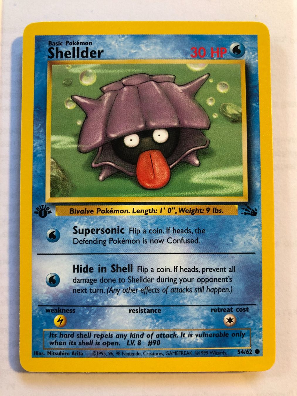Sammelbilder & Trading cards: Shellder 1st Fossil - MINT - ab 1.- – Gebraucht aus Giubiasco von dan_pr8b