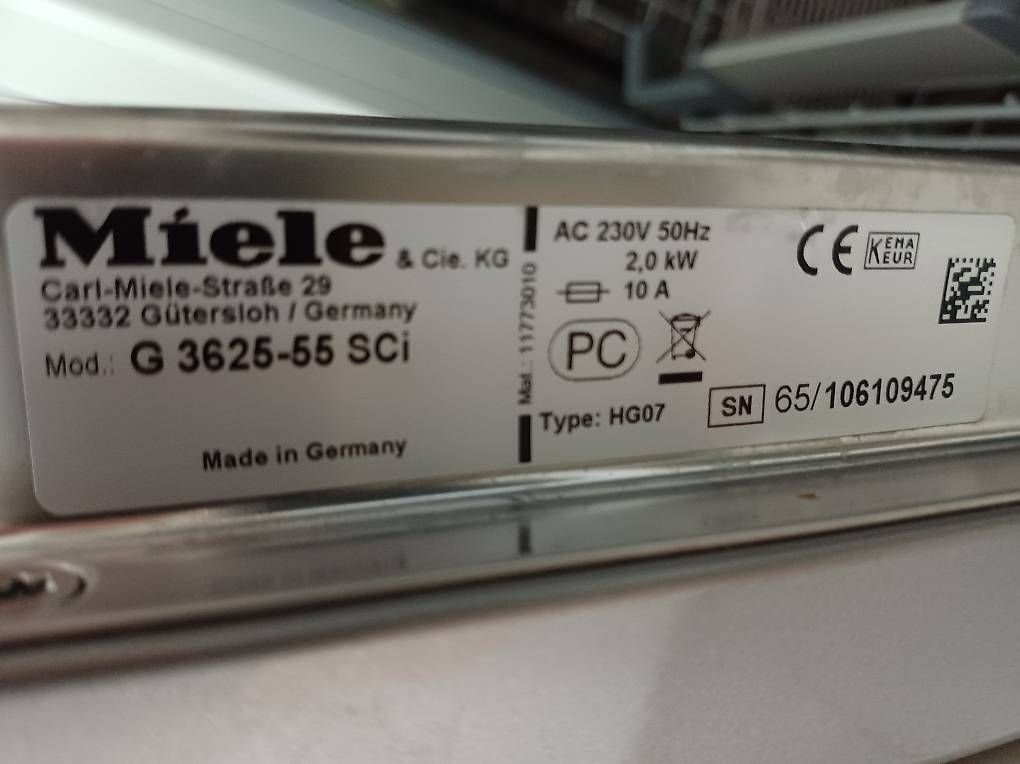 Miele Geschirrspüler: Geschirrspüler Miele G 3625-55 SCi – Gebraucht aus Bassersdorf von liberty04 1