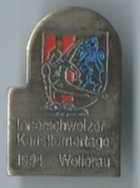 Plaketten & Abzeichen: Innerschweizer Kunstturntage 1994, Wollerau, Pin – Gebraucht aus Zürich von t24_de