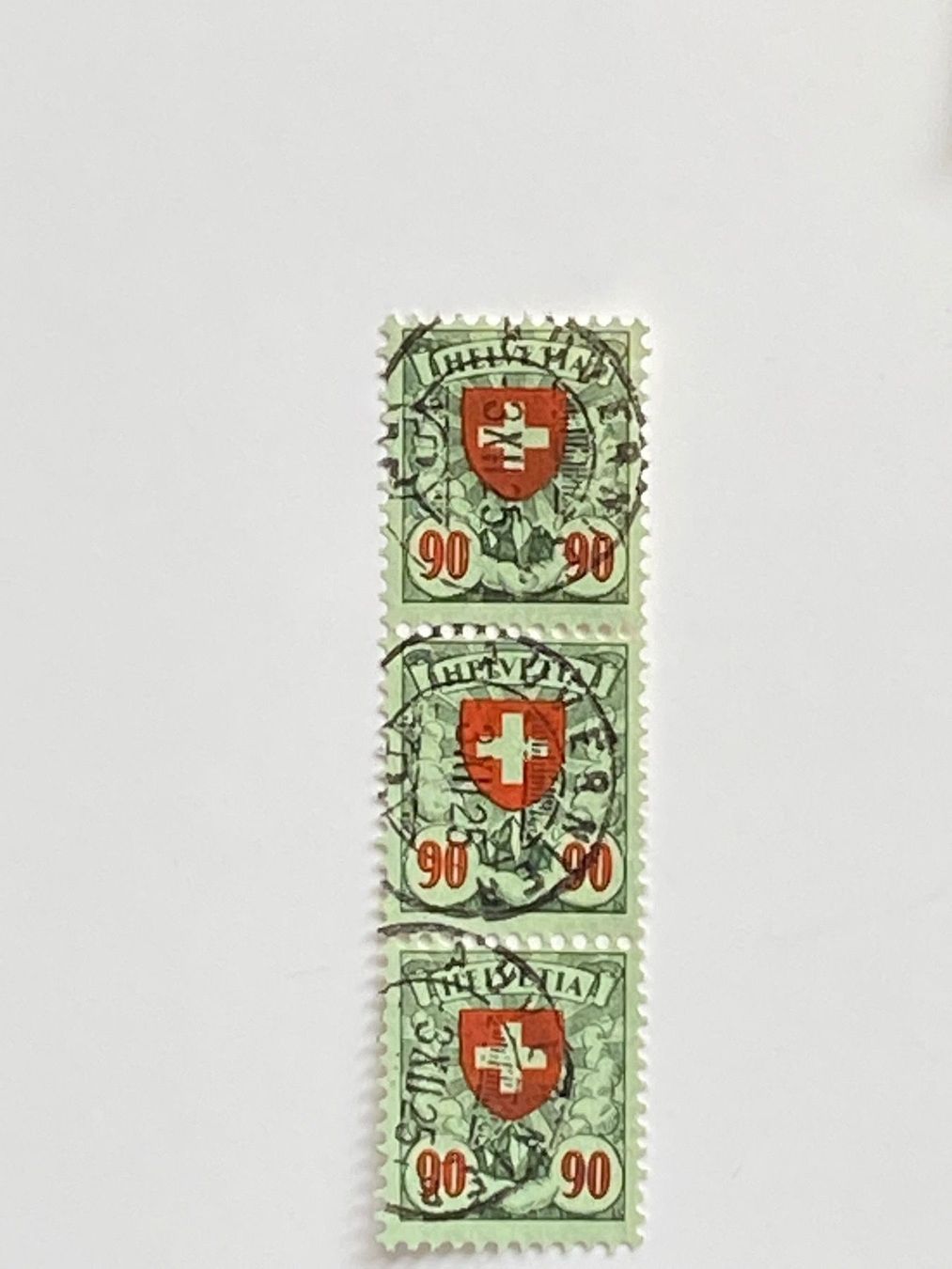 Tutti i francobolli: 163, Dreierstreifen Auvernier – Usato da Aarau venduto da hilde47