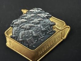 Basler Fasnachtsplakette 1981 Gold