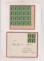 Lot Aufbrauchsausgabe 1930 mit Bg.-Teilen / VB / Top Brief !