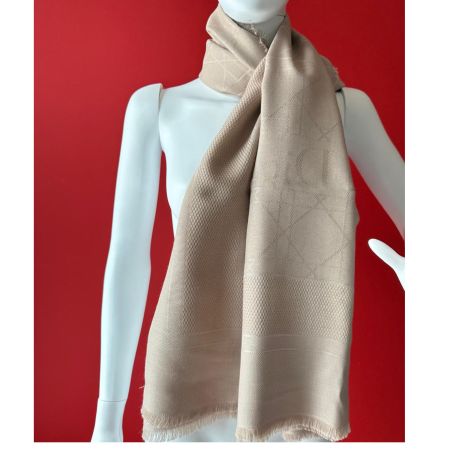 Dior Schal, Sandfarben