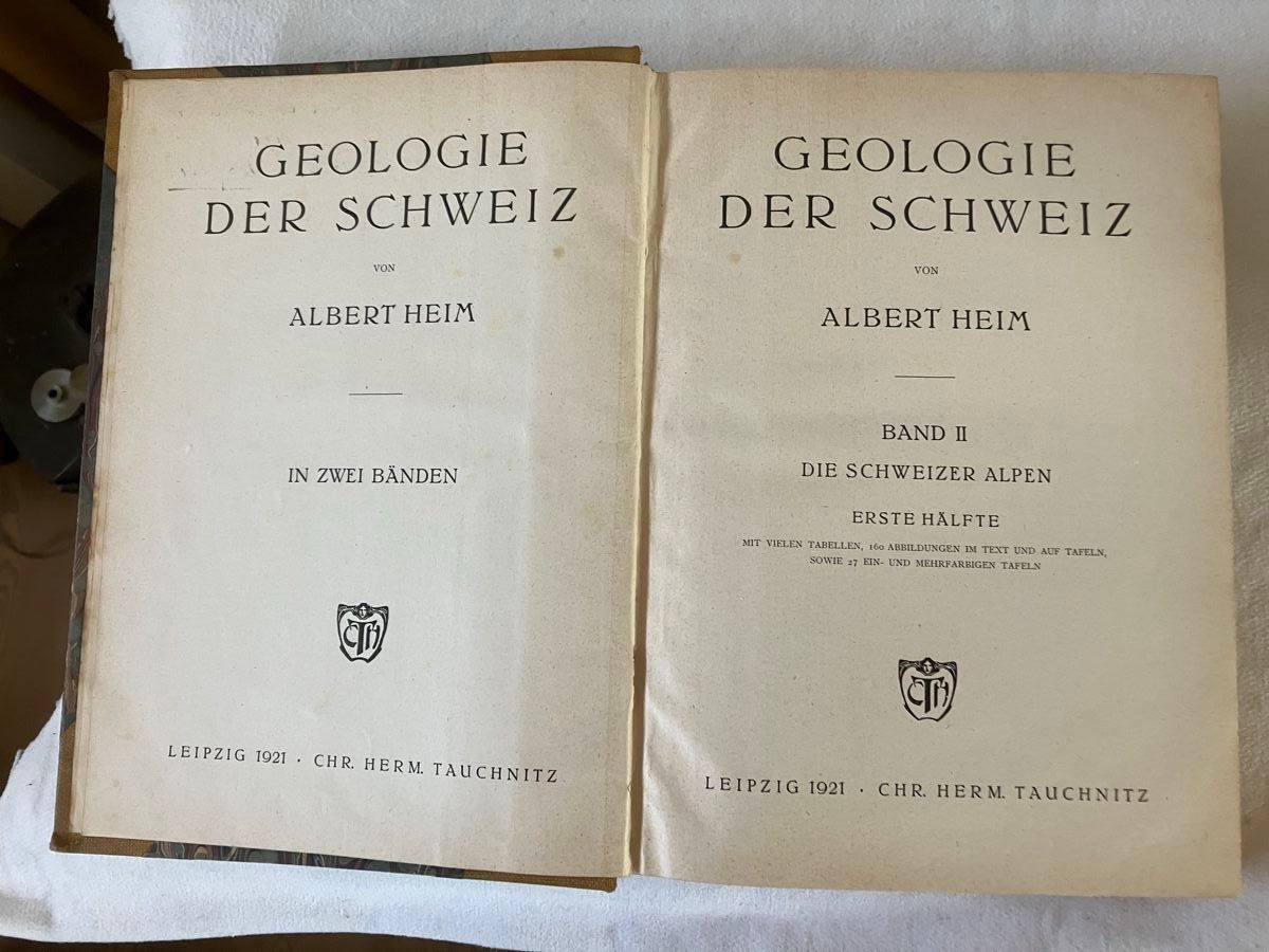 Libri: Albert Heim Geologie der Schweiz – Usato da ZUERICH venduto da Carolus1 2