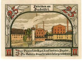 Notgeld "25 Pfennig. Jessnitz 1921"