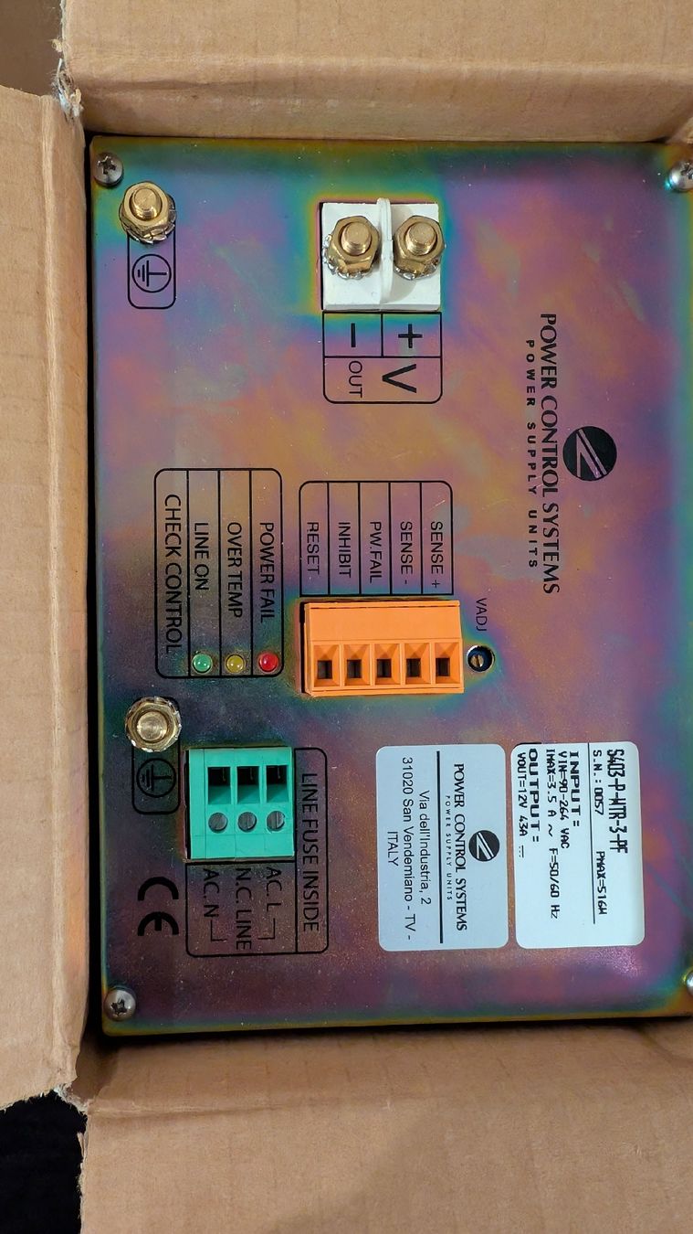 Alimentazione elettrica: Power Control Systems Netzteil 12V 43A / 5403-P-HTR-3-PF – Usato da Bern venduto da matthias_g