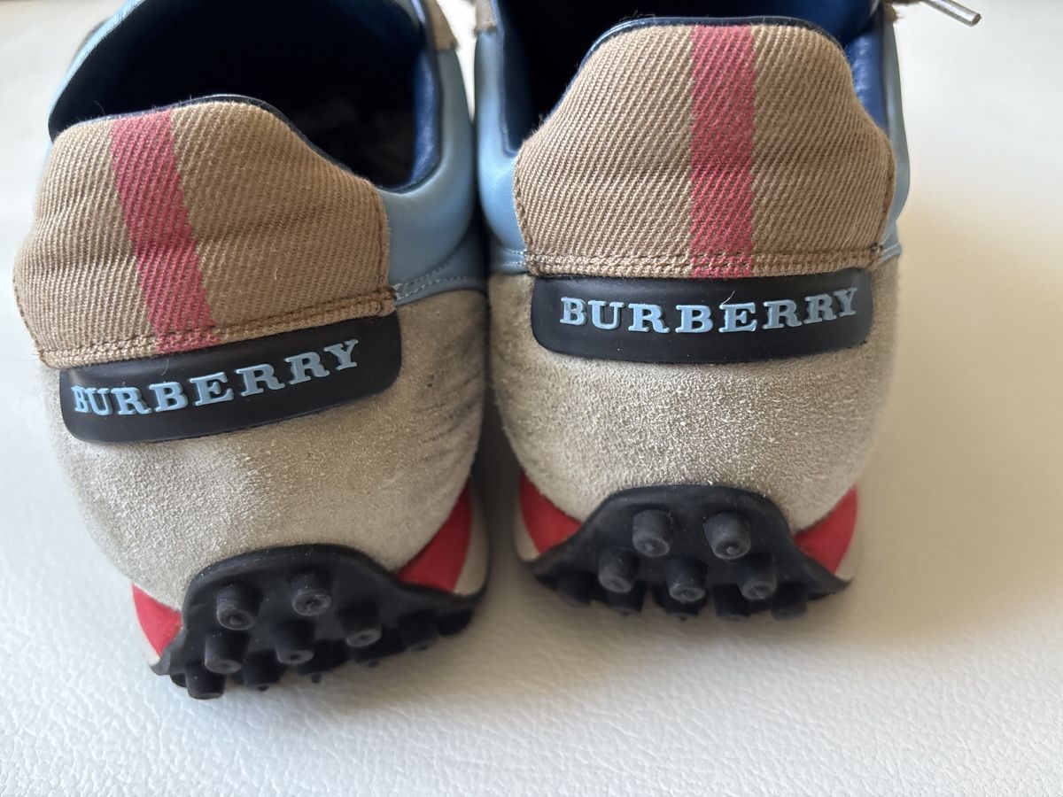 Burberry Scarpe da uomo: Burberry Sneaker Gr.41/ Grau/Blau! – Usato da langenthal venduto da rundholz7 2