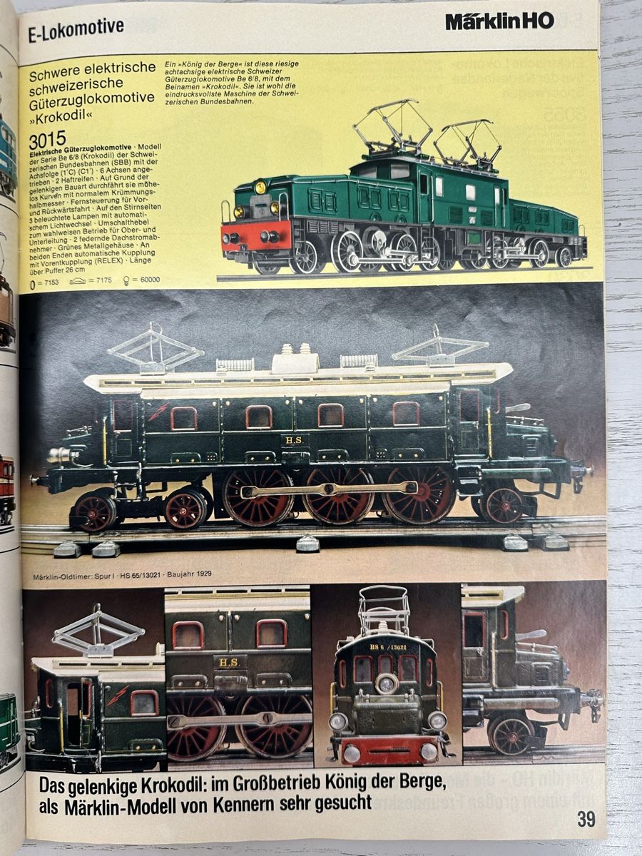 Märklin Modellini di ferrovie: Märklin Katalog 1975 D – Usato da Lupsingen venduto da New-Haven 1