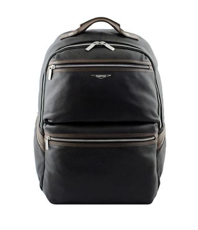 Lederrucksack  Giove - schwarz