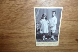 Foto, Kinder, antik, Frohwein, Basel