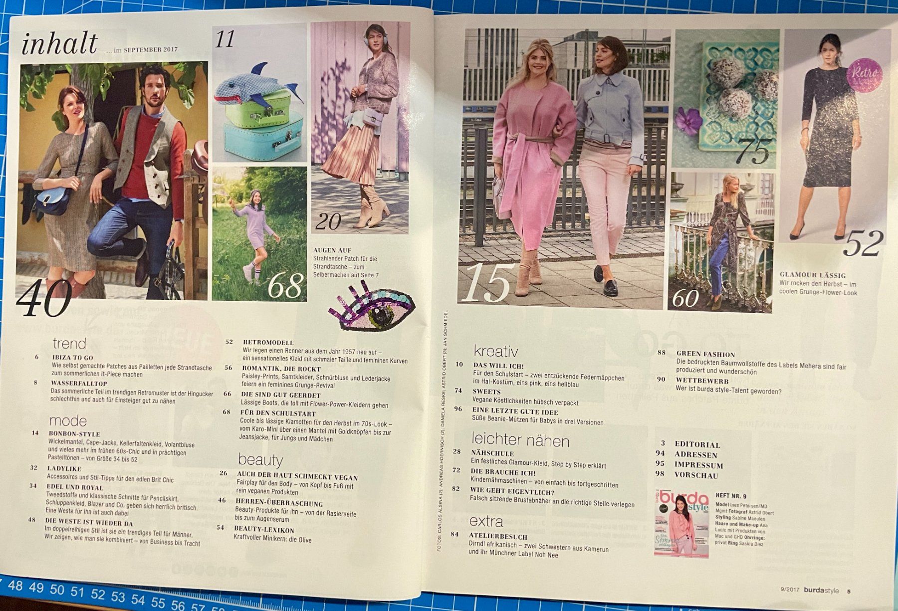 Cartamodelli: Burda Style 09/2017 – Usato da Neuendorf venduto da Knopfi 1